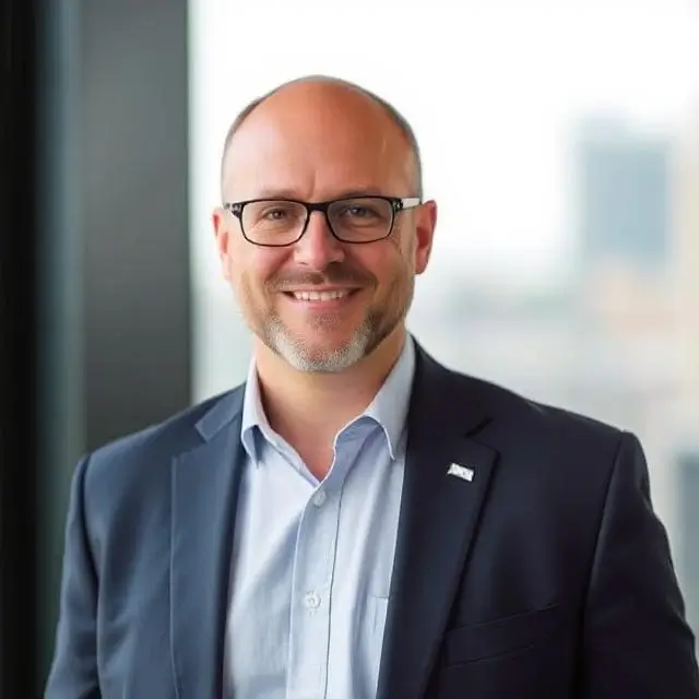 Portrait of Marcus Cole, Director of Global Intelligence.