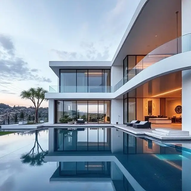 Luxury modern home representing high-net-worth clients.