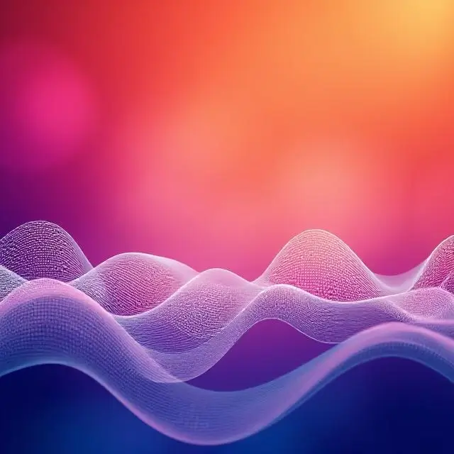 Abstract background of sound waves.