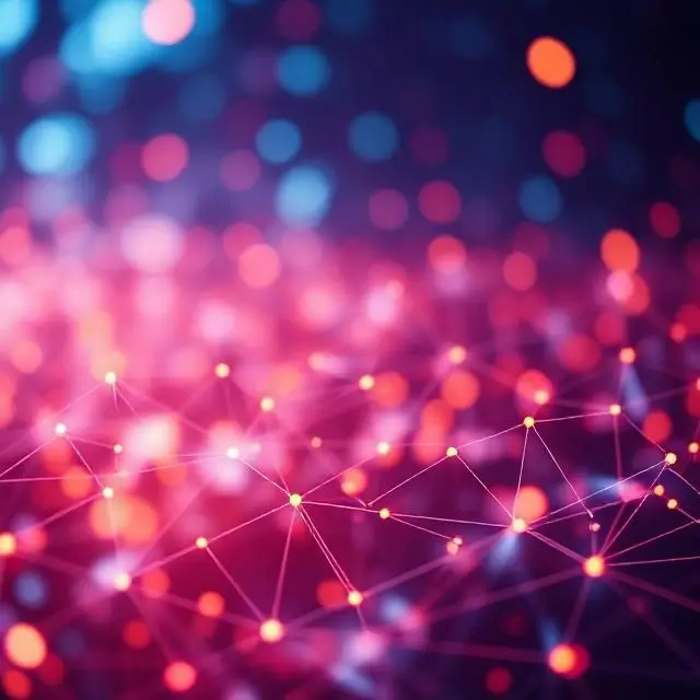 Abstract background showing data networks.